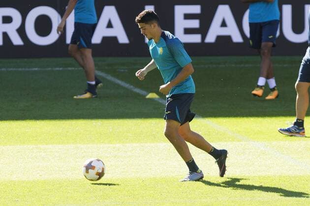 Villarreal s player Pablo Fornals during a team s training session at La Ceramica stadium in Villarreal, Castellon, eastern Spain, 13 September 2017. Villarreal will face Astana in a Europa League soccer match the upcoming 14 September. VILLARREAL TRAINING SESSION !ACHTUNG: NUR REDAKTIONELLE NUTZUNG!  Copyright: xDomenechxCastellóx GRA166 20170913-636409080016924062