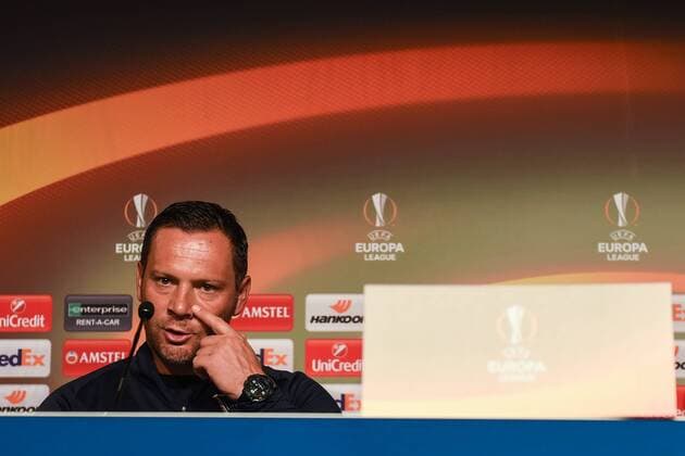 Football men 2017 18 UEFA Euro League Hertha BSC Press conference Head coach Pal Dardai Hertha BSC 13 09 17 Copyright: xMichaelxHundtx xMatthiasxKochx