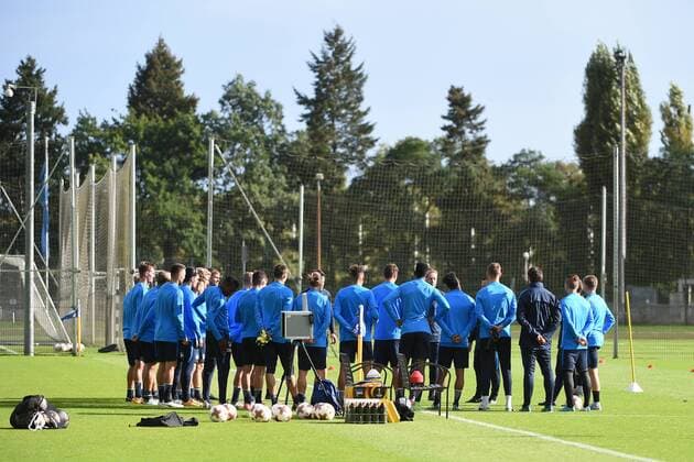 Football men UEFA Euro League Season 2017 18 Hertha BSC Training Head coach Pal Dardai Hertha BSC speaks before the Training with the Team 13 09 17 Copyright: xMichaelxHundtx xMatthiasxKochx