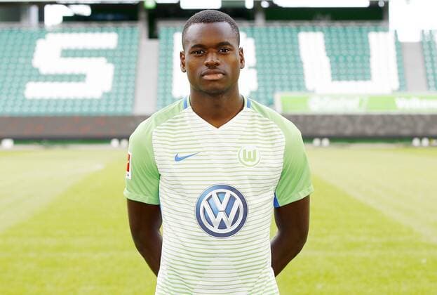 Nany Landry DIMATA 9 Wolfsburg Sports Football Football DFL First 1 Bundesliga men Season 2017 2018 13 09 2017 VfL Wolfsburg Portrait session Kader Portrait presentation Presentation Press call