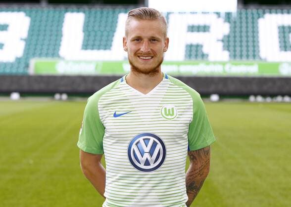 Marvin Stefaniak 34 Wolfsburg Sports Football Football DFL First 1 Bundesliga men Season 2017 2018 13 09 2017 VfL Wolfsburg Portrait session Kader Portrait presentation Presentation Press call