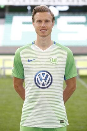 Yannick Gerhardt 13 Wolfsburg Sports Football Football DFL First 1 Bundesliga men Season 2017 2018 13 09 2017 VfL Wolfsburg Portrait session Kader Portrait presentation Presentation Press call