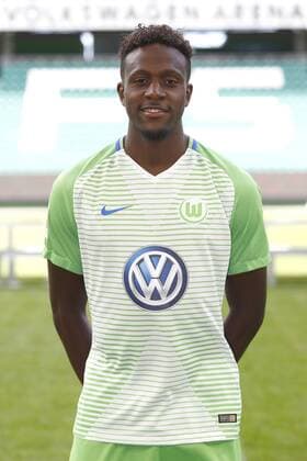 Divock Origi 14 Wolfsburg Sports Football Football DFL First 1 Bundesliga men Season 2017 2018 13 09 2017 VfL Wolfsburg Portrait session Kader Portrait presentation Presentation Press call