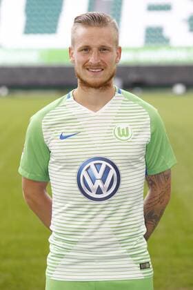 Marvin Stefaniak 34 Wolfsburg Sports Football Football DFL First 1 Bundesliga men Season 2017 2018 13 09 2017 VfL Wolfsburg Portrait session Kader Portrait presentation Presentation Press call