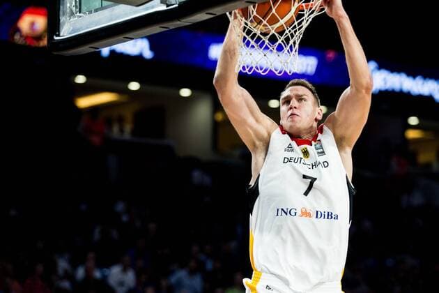 12 09 2017 Sinan Erdem Dome Istanbul Door FIBA Eurobasket 2017 Germany vs Spain Quarter-finals in Picture John Voigt man of Germany during The Eurobasket 2017 Quarter Final Match between Germany and Spain AT The Sinan Erdem Dome in Istanbul Turkey ON 2017 09 12 Istanbul  EX_SPIDA