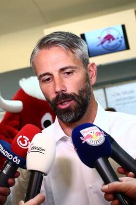 SOCCER - EL, Vitoria vs RBS, preview GUIMARAES,PORTUGAL,13.SEP.17 - SOCCER - UEFA Europa League, group stage, Vitoria Guimaraes SC vs Red Bull Salzburg, preview. Image shows head coach Marco Rose (RBS). GEPAxpictures xFelixxRoittner