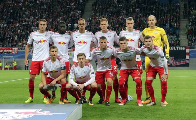 RB Leipzig Monaco Football Champions League Leipzig 13 09 2017 Red Bull Arena Football UEFA Champions League Group G 1 Matchday RB Leipzig vs AS Monaco in Picture Team photo