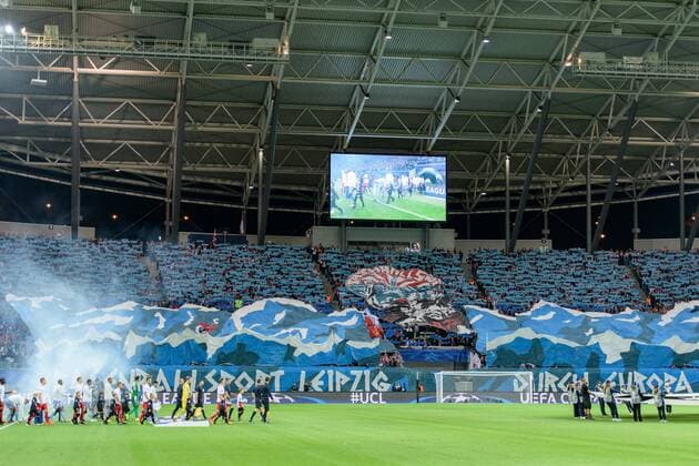 Chreographie the supporters from RB the Champions League Game between RB Leipzig and AS Monaco at 13 09 2017 Leipzig Copyright: xSchueler Eibner-Pressefotox EP_JSE