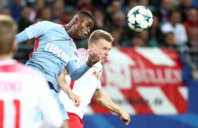 RB Leipzig Monaco Football Champions League Leipzig 13 09 2017 Red Bull Arena Football UEFA Champions League Group G 1 Matchday RB Leipzig vs AS Monaco in Picture v l Adama Diakhaby 15 Monaco against Lukas Klostermann 16 RB Leipzig