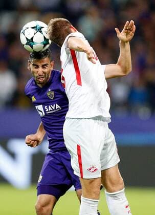 SOCCER - CL, Maribor vs Spartak MARIBOR,SLOVENIA,13.SEP.17 - UEFA Champions League, group stage, NK Maribor vs FK Spartak Moscow. Image shows Marwan Kabha (Maribor). GEPAxpictures xDavidxRodriguez