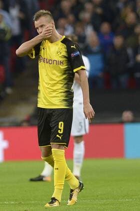 London England 13 09 2017 UEFA Champions League 2017 18 Season Group H Matchday 1 Tottenham Hotspur Borussia Dortmund goal celebration to 1 1 Compensation through Andrey Yarmolenko Dortmund