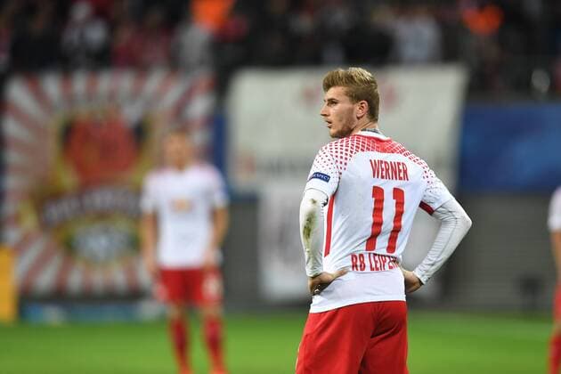 Football men Season 2017 2018 Champions League Group G 1 Matchday RB Leipzig AS Monaco Timo Werner No 11 RB Leipzig 13 09 2017 Copyright: xMatthiasxKochx