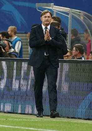 team manager Ralph Hasenhüttl Single cut out Action shot Sports Football Football UEFA CL Champions League men Season 2017 2018 13 09 2017 RB Leipzig RBL vs AS Monaco