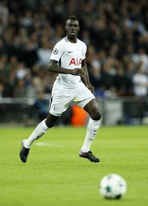 Tottenham s Davinson Sanchez in action during the champions league match at Wembley Stadium, London. Picture date 13th September 2017. Picture credit should read: David Klein Sportimage EDITORIAL USE ONLY. No use with unauthorised audio, video, data, fixture lists, club league logos or live services. Online in-match use limited to 120 images, no video emulation. No use in betting, games or single club league player publications.