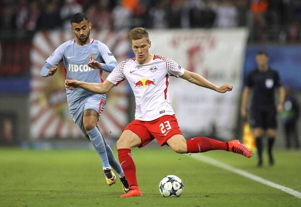 Photo Marcel Halstenberg Leipzig Football Champions League at Wed 13 09 2017 Group game BRB Leipzig AS Monaco 1 1