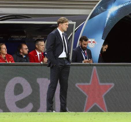 Leipzig Germany 13 09 2017 UEFA Champions League 2017 18 Season Group G Matchday 1 RB Leipzig AS Monaco RB Head coach team manager Ralph Hasenhuettl