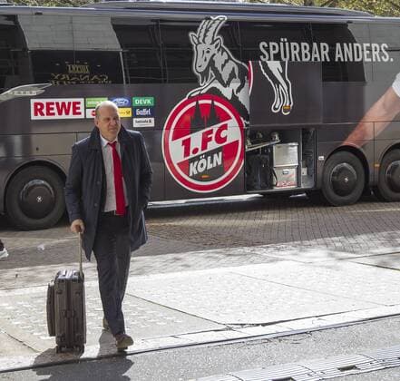 1 FC Cologne European Cup Europe League Arrival Hotel London England date 13 09 2017 Manager Jörg Schmadtke 1 FC Cologne