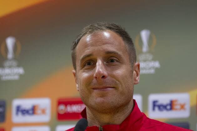 1 FC Cologne European Cup Europe League Press conference London England date 13 09 2017 Matthias Lehmann 1 FC Cologne
