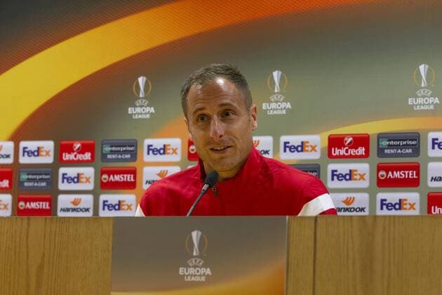 1 FC Cologne European Cup Europe League Press conference London England date 13 09 2017 Matthias Lehmann 1 FC Cologne