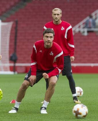 1 FC Cologne European Cup Europe League Conclusion of training Emirates Stage London England date 13 09 2017 Jonas Hector 1 FC Cologne