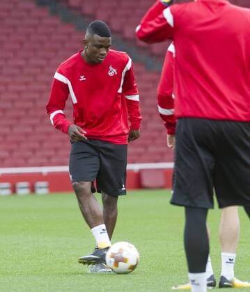 1 FC Cologne European Cup Europe League Conclusion of training Emirates Stage London England date 13 09 2017 Jhon Cordoba 1 FC Cologne