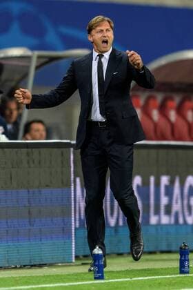 team manager Ralph Hasenhuettl RB Leipzig the Champions League Game between RB Leipzig and AS Monaco at 13 09 2017 Leipzig Copyright: xSchueler Eibner-Pressefotox EP_JSE