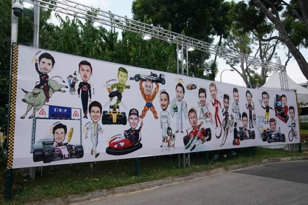 Singapore Grand Prix 14 - 17 September 2017 14.09.2017 - Circuit Atmosphere 