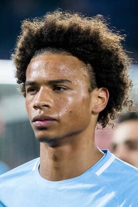 ROTTERDAM - Feyenoord - Manchester City , Voetbal , Seizoen 2017 2018 , Champions League , Feijenoord stadion de Kuip , 13-09-2017 , eindstand 0-4 , Manchester City speler Leroy Sane Feyenoord - Manchester City  x1708207x