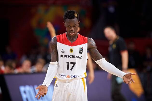 Basketball Istanbul 12 09 2017 Eurobasket 2017 European Championship the men Quarter-finals Germany ger Spain ESP Dennis Schröder Schroeder Germany no 17 Schröder depressed