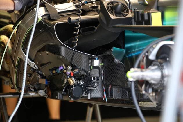 14.09.2017 - Mercedes AMG F1 W08, detail Singapore Grand Prix 14 - 17 September 2017 14.09.2017 - Mercedes AMG F1 W08, detail 