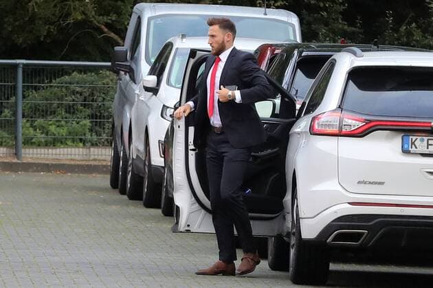 1 FC Cologne Euro League Departure to Game at Arsenal London Marco Hoeger 13 09 2017