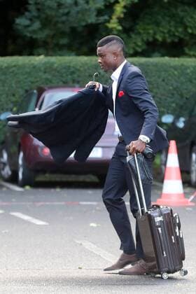 1 FC Cologne Euro League Departure to Game at Arsenal London Jhon Cordoba 13 09 2017