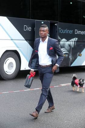 1 FC Cologne Euro League Departure to Game at Arsenal London Jhon Cordoba 13 09 2017
