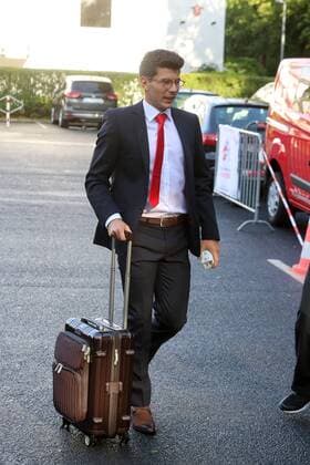 1 FC Cologne Euro League Departure to Game at Arsenal London Milos Jojic 13 09 2017