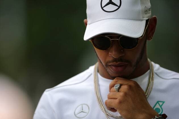 14.09.2017 - Lewis Hamilton (GBR) Mercedes AMG F1 W08 Singapore Grand Prix 14 - 17 September 2017 14.09.2017 - Lewis Hamilton (GBR) Mercedes AMG F1 W08 