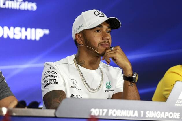 Motorsports: FIA Formula One World Championship WM Weltmeisterschaft 2017, Grand Prix of Singapore, 44 Lewis Hamilton (GBR, Mercedes AMG Petronas F1 Team), Singapore Singapore