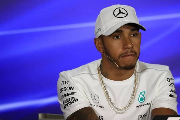 14th September 2017, Marina Bay Street Circuit, Singapore; Singapore Grand Prix, Driver press conference PK Pressekonferenz Lewis Hamilton - Mercedes AMG Petronas F1 Team  ActionPlus11929933