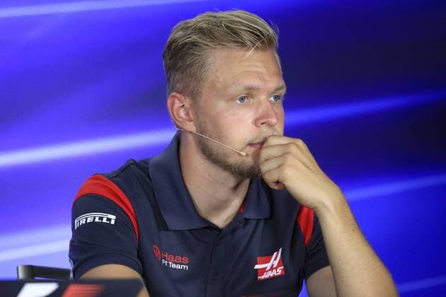 14th September 2017, Marina Bay Street Circuit, Singapore; Singapore Grand Prix, Driver press conference PK Pressekonferenz Kevin Magnussen - Haas F1 Team  ActionPlus11929963