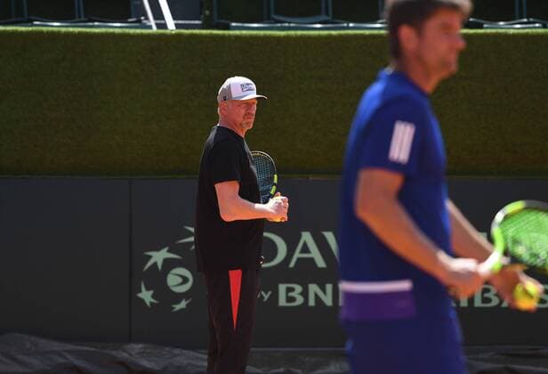 2017 Davis Cup Worldgroup Playoffs Portugal Germany Lisbon Portugal Boris Becker Michael Kohlmann