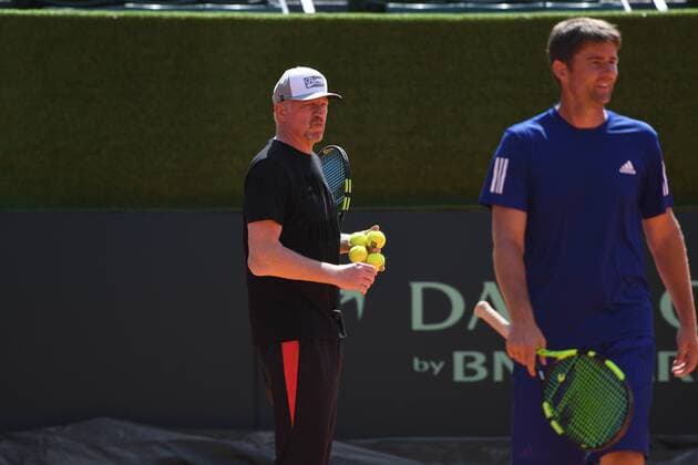 2017 Davis Cup Worldgroup Playoffs Portugal Germany Lisbon Portugal Boris Becker Michael Kohlmann