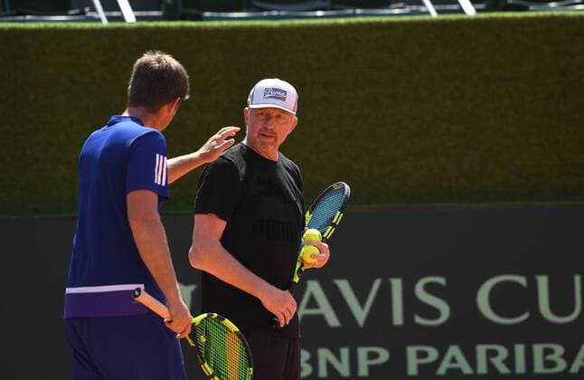 2017 Davis Cup Worldgroup Playoffs Portugal Germany Lisbon Portugal Boris Becker Michael Kohlmann
