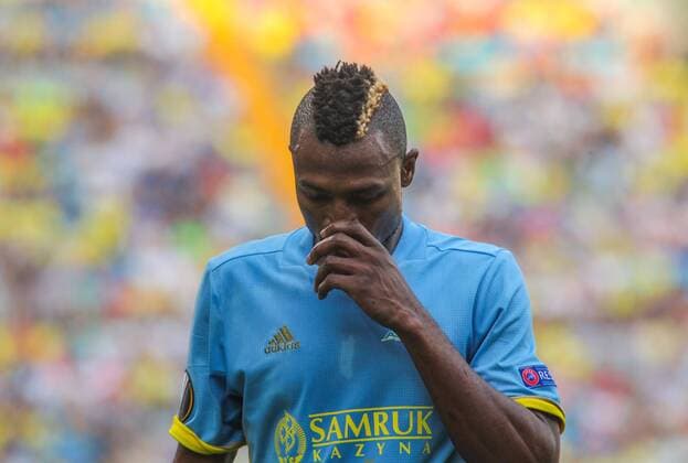 Twumasi durante el partido de UEFA Europa League entre el Villarreal CF y el FC Astana en el Estadio de La Ceramica  xCarlaxCortesx xVillarrealxCFx-xFCxAstanax