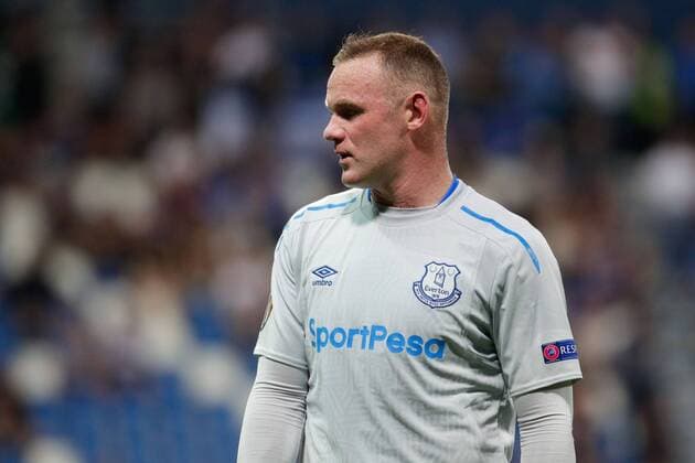 Wayne Rooney looks dejected of Everton during the UEFA Europa League group stage match between Atalanta and Everton at Stadio CittÃ del Tricolore, Reggio Emila, Italy on 14 September 2017. Copyright: xRobertoxBreganix 16670015