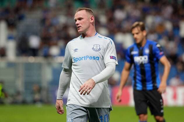 Wayne Rooney of Everton looks dejected during the UEFA Europa League group stage match between Atalanta and Everton at Stadio CittÃ del Tricolore, Reggio Emila, Italy on 14 September 2017. Copyright: xRobertoxBreganix 16670024