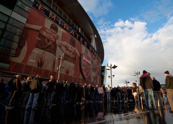 A general view outside Emirates Stadium during the UEFA Europa League group stage match between Arsenal and FC Cologne at the Emirates Stadium, London, England on 14 September 2017. Copyright: xVincexMignottx 16660002