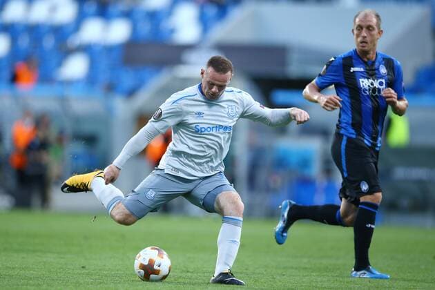September 14, 2017 - Reggio Emilia, Italy - Wayne Rooney of Everton during the UEFA Europa League Group E football match Atalanta vs Everton at The Stadio Citto del Tricolore in Reggio Emilia on September 14, 2017. Atalanta v Everton FC - UEFA Europa League  - ZUMAn230 20170914_zaa_n230_126 Copyright: xMatteoxCiambellix