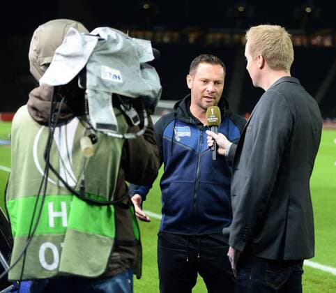 Football men Season 2017 2018 UEFA Europe League Group J 1 Matchday Hertha BSC Athletic Bilbao team manager Pal Dardai Hertha BSC in Interview before the Game 14 09 2017 Copyright: xMichaelxHundtx xMatthiasxKochx