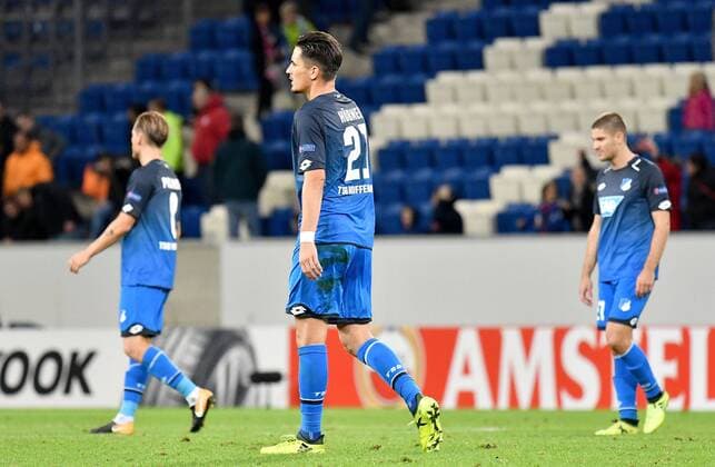 14 09 2017 xfux Football Europe League TSG 1899 Hoffenheim Sporting Braga emspor v l Andrej Kramaric 1899 Hoffenheim DISAPPOINTED DISAPPOINTED looking dissapointed Sinsheim