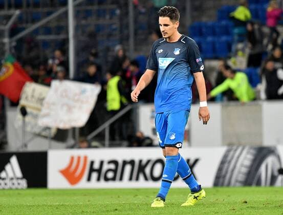 14 09 2017 xfux Football Europe League TSG 1899 Hoffenheim Sporting Braga emspor v l Benjamin Huebner 1899 Hoffenheim DISAPPOINTED DISAPPOINTED looking dissapointed Sinsheim