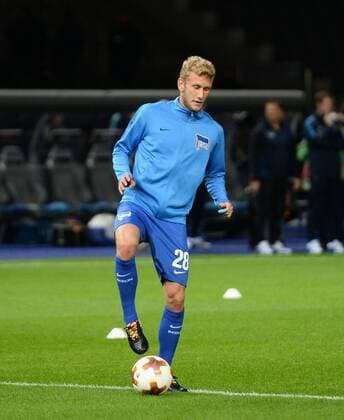 Football men Season 2017 2018 UEFA Europe League Group J 1 Matchday Hertha BSC Athletic Bilbao Fabian Lustenberger Hertha BSC at the Warming Warm up 14 09 2017 Copyright: xMichaelxHundtx xMatthiasxKochx